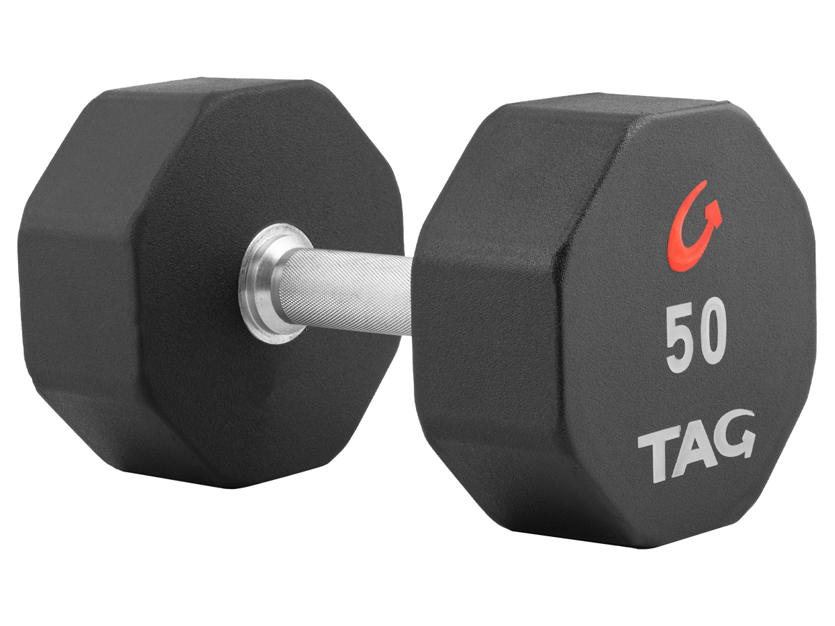 8-SIDED PRO-STYLE URETHANE DUMBELLS